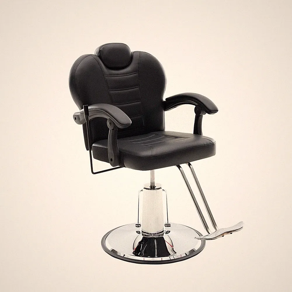 102°-140° Reclining Hydraulic Barber Chair 360° Swivel Salon Chair Hair Stylist