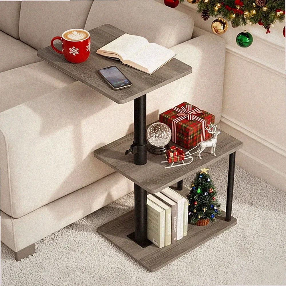 Adjustable Height Tv Tray Table for Recliner